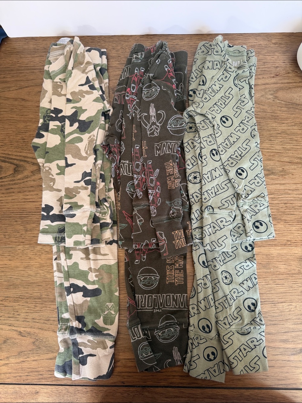 Gap Boys Star Wars Multi-Set Pajama Bundle in Gray, Green